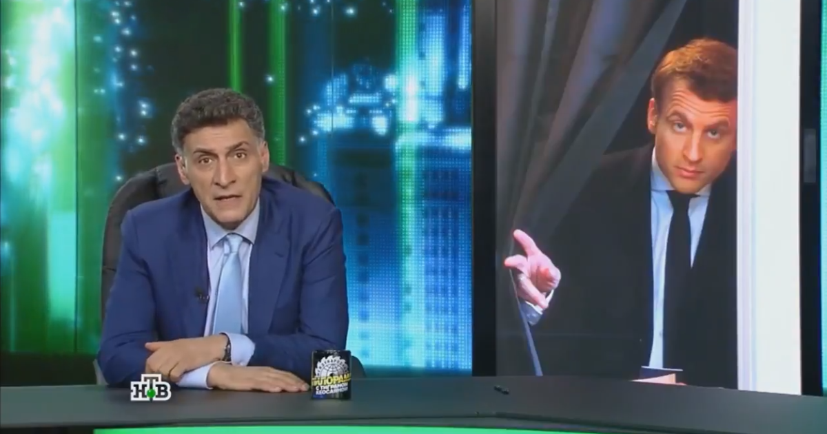 "Пробите дно": російське телебачення випустило вульгарний сюжет про Макрона