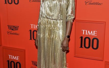 Вся в золоте: эффектная Наоми Кэмпбелл на гала-вечере Time 100 в Нью-Йорке