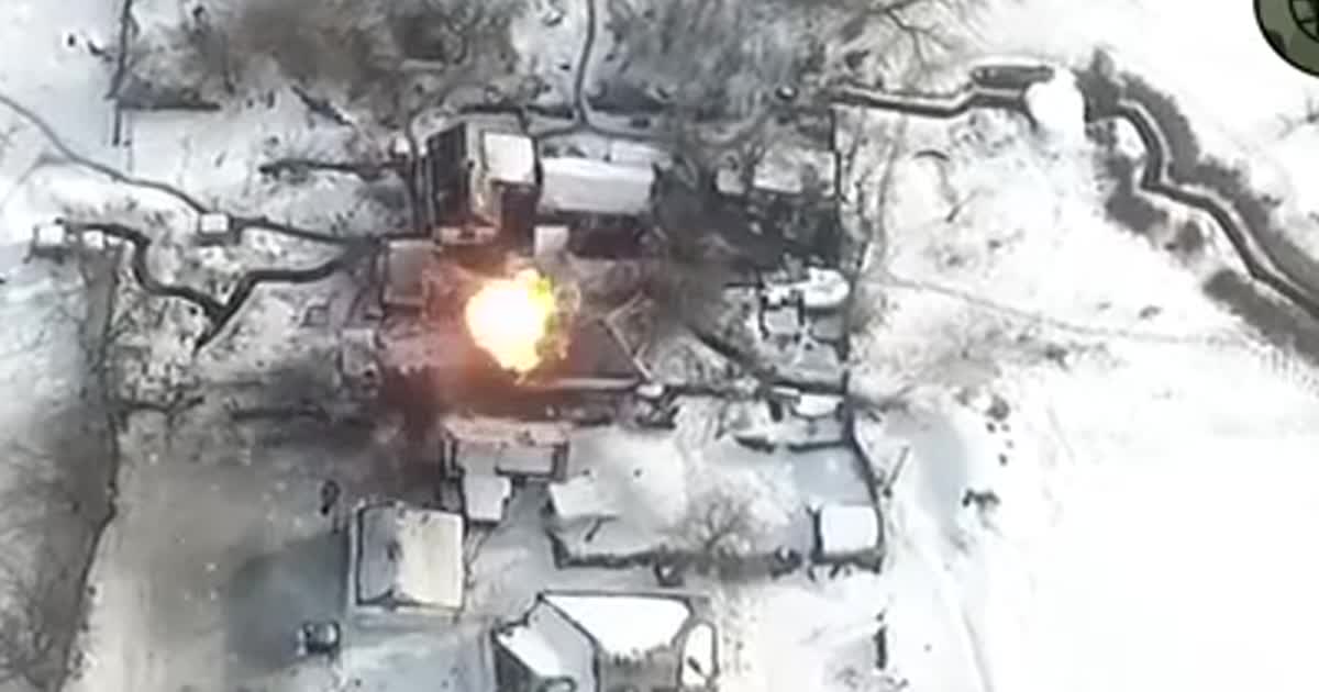 Волонтер обнародовал видео уничтожения командного пункта боевиков на Луганщине – шестеро оккупантов погибли