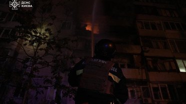 Атака на Київ_3 / © ДСНС