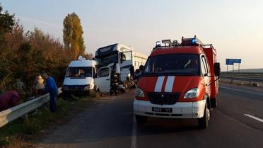 На Черкащині у ДТП загинула дитина, 20 жовтня_1 / © Костянтин Проценко / Facebook