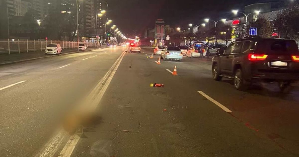 В Киеве пьяный водитель сбил патрульного и пытался скрыться