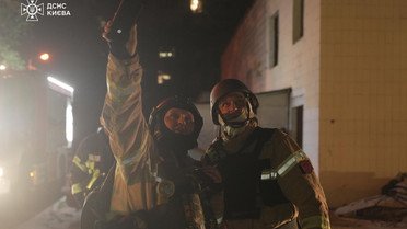 Атака на Київ_5 / © ДСНС