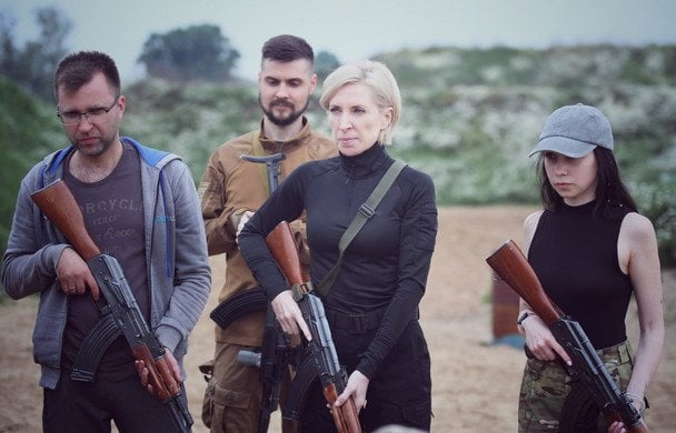 Ірина Верещук на  курсах з підготовки до національного спротиву / © Ірина Верещук
