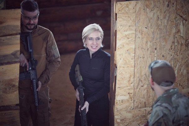 Ірина Верещук на  курсах з підготовки до національного спротиву / © Ірина Верещук