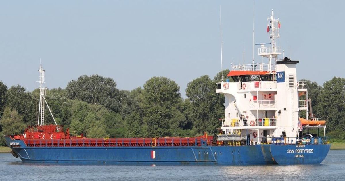 На Одесчине задержали теплоход под флагом Белиза, который посещал оккупированный Крым