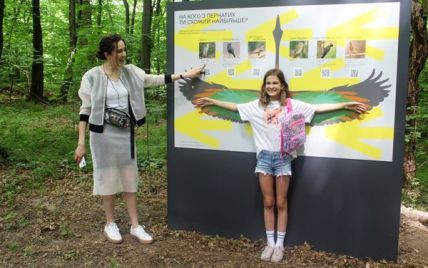 У Голосіївському лісі в межах Києва відновили пошкоджену вандалами екостежку