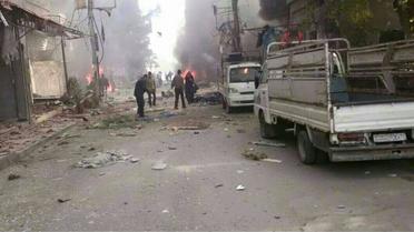 Наслідки авіаударів по місту Дума Сирія_6 / © Facebook.com/Radio Free Syria