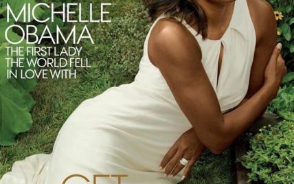 Нежная и женственная: Мишель Обама позировала в платье Carolina Herrera на обложке глянца