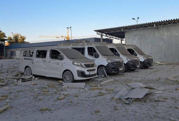 Росіяни в Харкові вдарили по Швейцарському фонду протимінної діяльності / © Олег Синєгубов