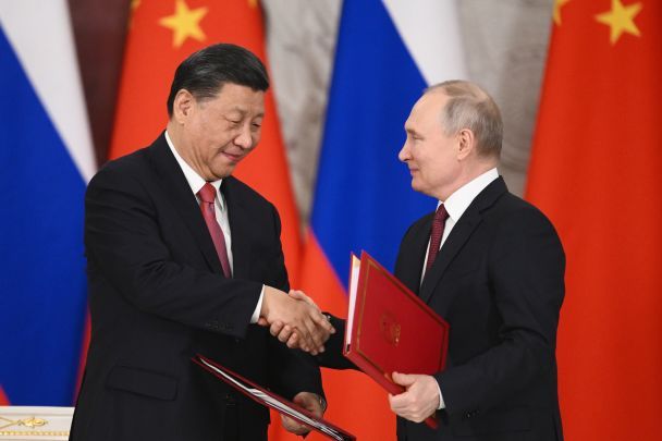 Путин и Си Цзиньпин в Москве 21 марта 2023 года / © Associated Press