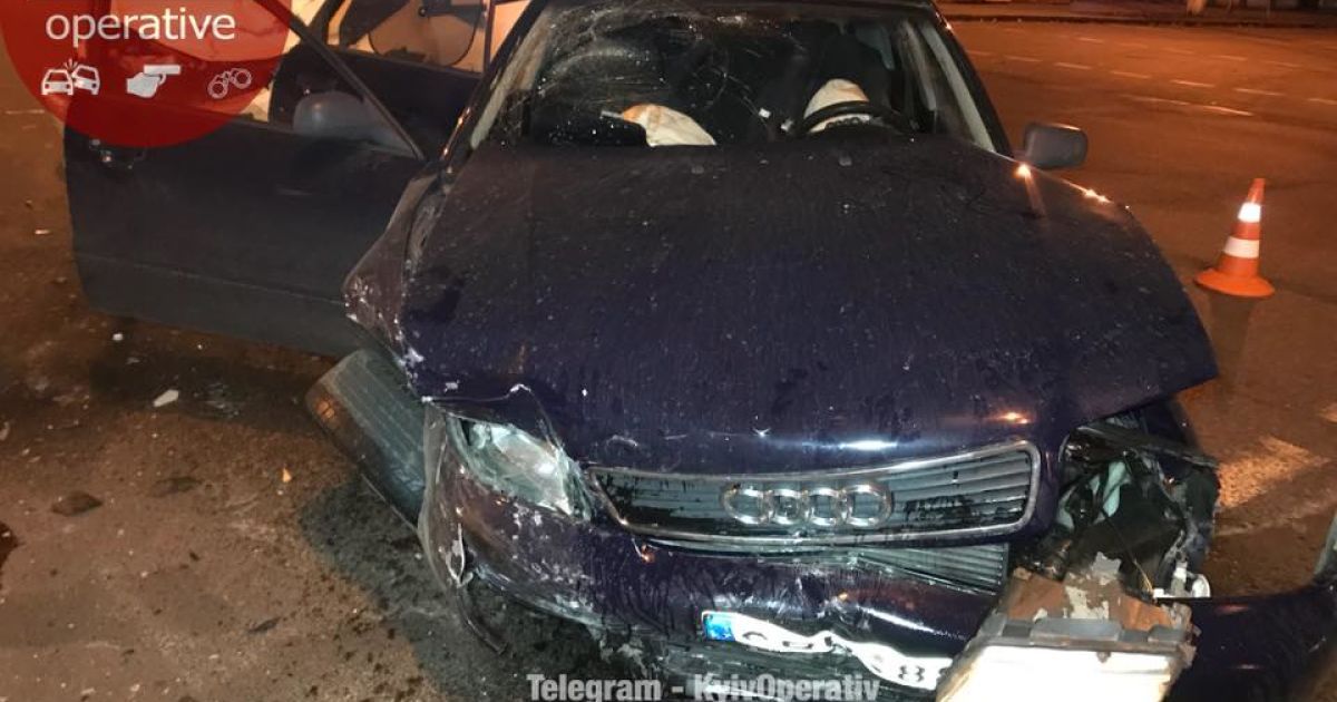 аварія на на перехресті Салютної та Щербаківського в Києві_1 / © Киев Оперативный