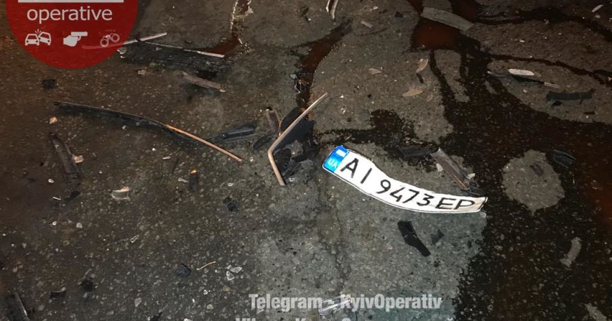 аварія на на перехресті Салютної та Щербаківського в Києві_12 / © Киев Оперативный