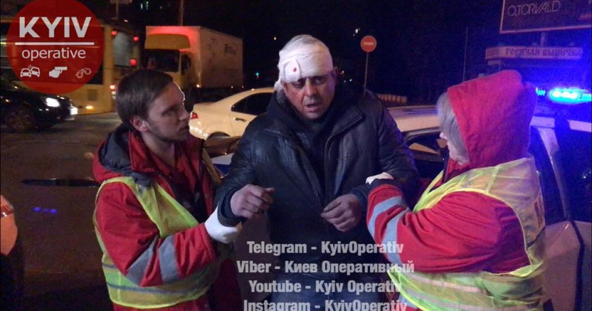 аварія на на перехресті Салютної та Щербаківського в Києві_11 / © Киев Оперативный