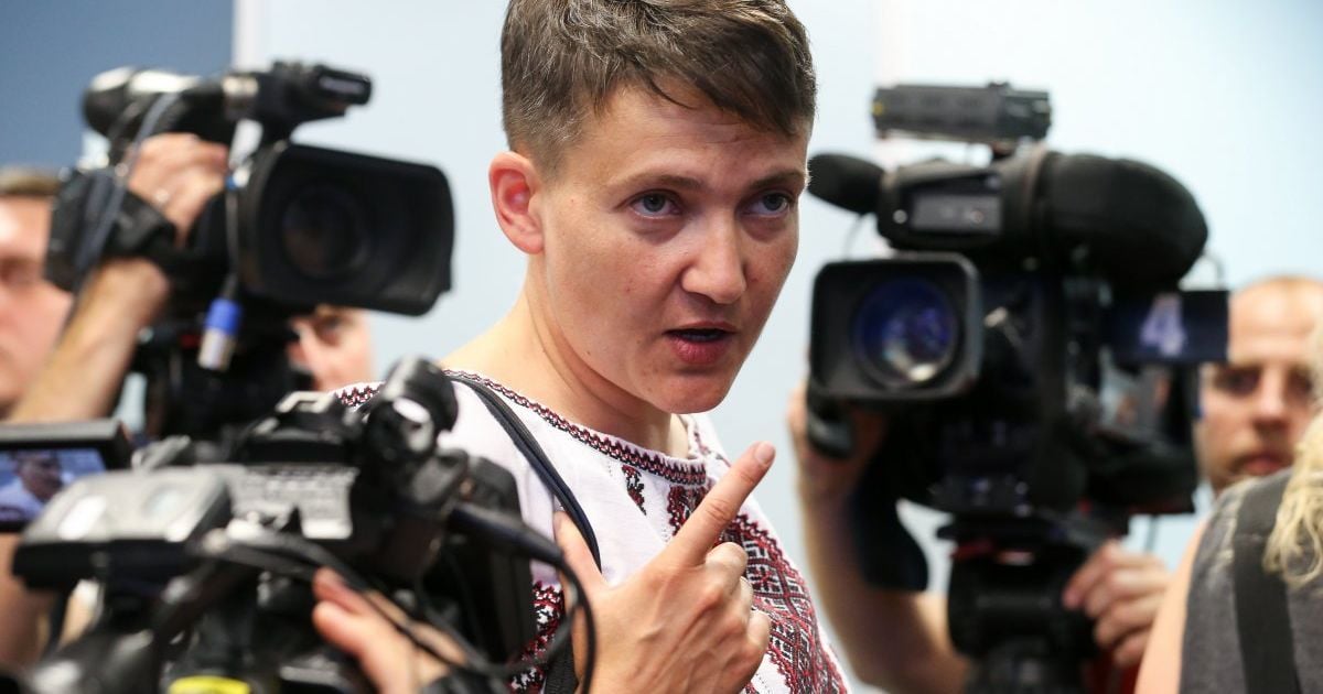 Савченко назвала АТО "бардаком" і закликала завершувати війну
