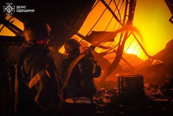 Удар по Одеській області 4 червня / © ДСНС