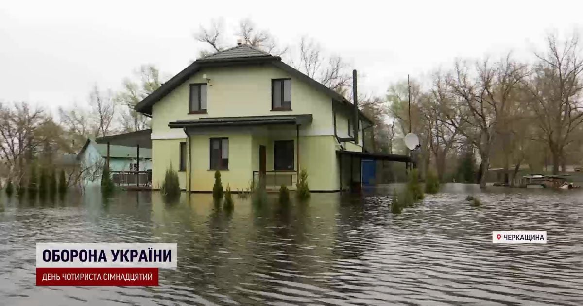 В домах вода выше подоконника: в Черкасской области ждут подтопления еще десятков населенных пунктов