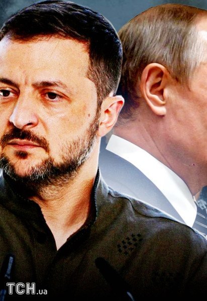 Володимир Зеленський та Володимир Путін