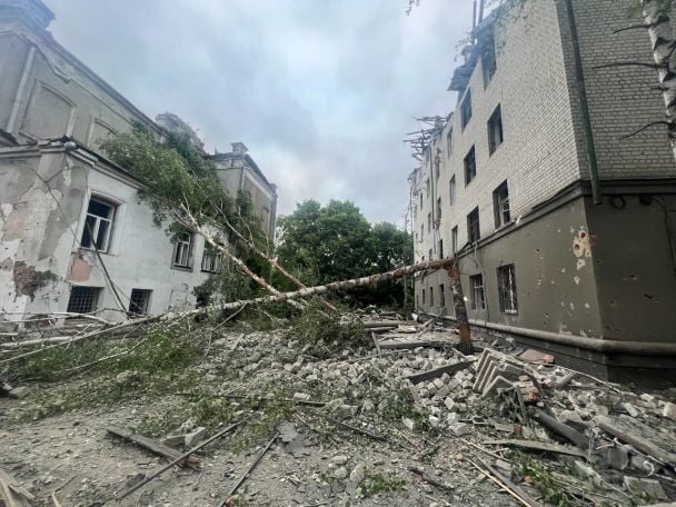 Руйнування внаслідок атаки по Харківщині в ніч проти 30 травня / © Олег Синєгубов