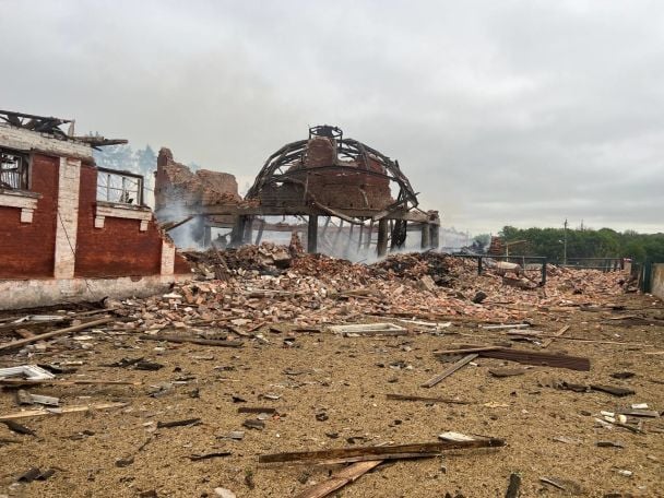 Руйнування в Малій Данилівці Харківського району внаслідок атаки в ніч проти 30 травня / © Олег Синєгубов