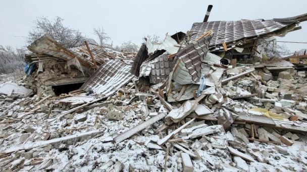 The aftermath of the attack on Dnipropetrovsk region on January 8