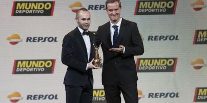 Капітан "Барселони" Іньєста визнаний найкращим спортсменом року в Іспанії