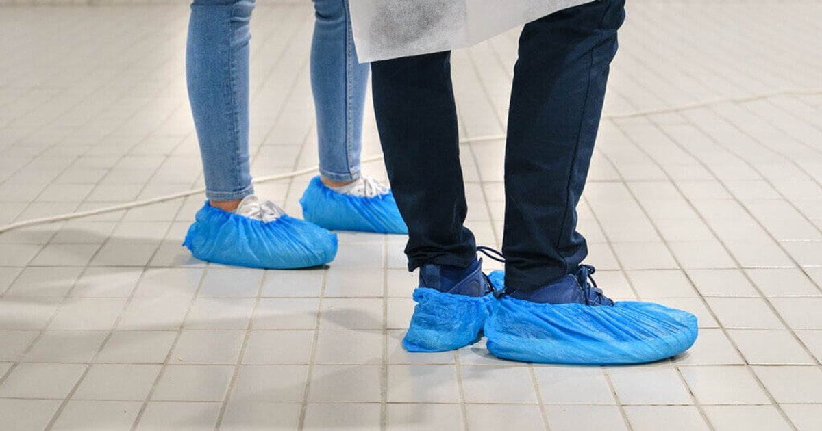 Использование бахил