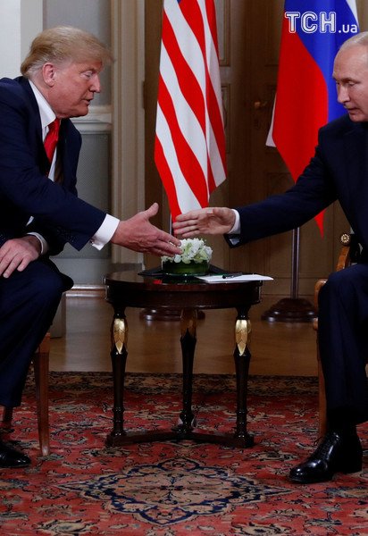 Дональд Трамп и Владимир Путин.