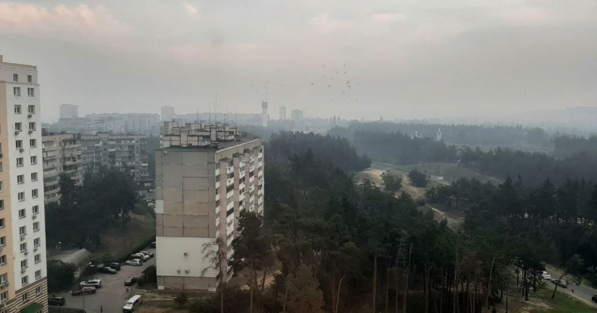 Задимлення у Києві та області /Фото: ТСН.ua