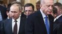 Турецкий президент Реджеп Эрдоган и российский президент Владимир Путин