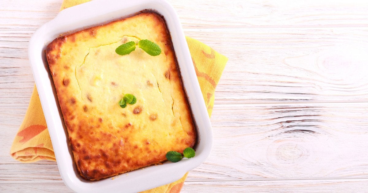 Сирна запіканка з сиром і рисом