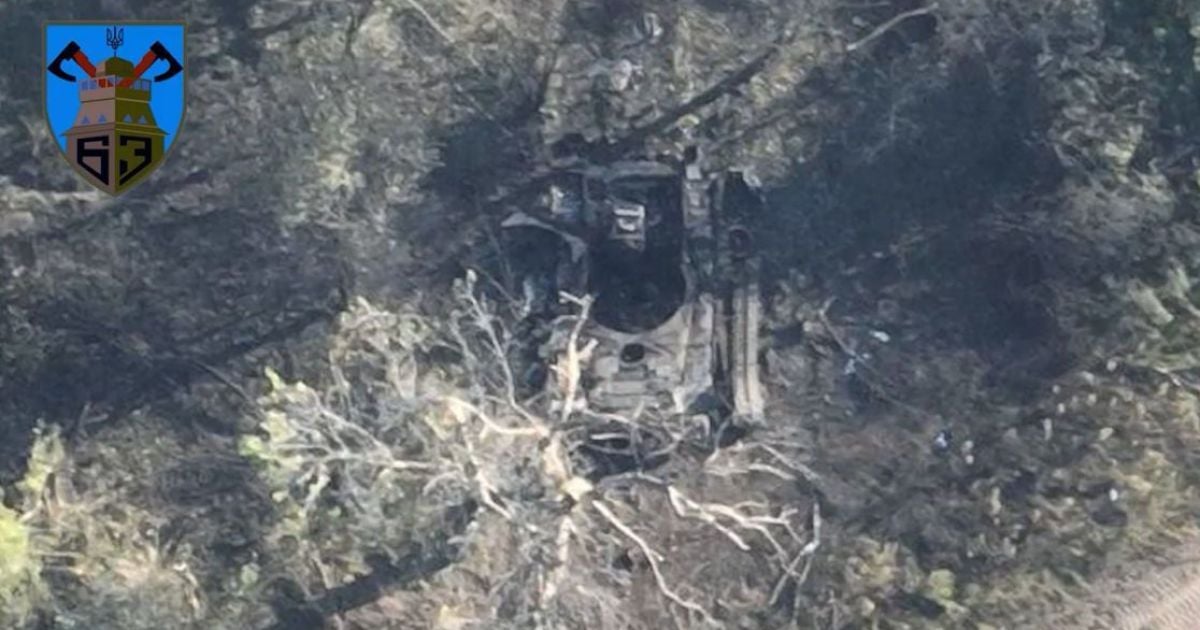 Уничтожение вражеского танка бойцами 63 бригады