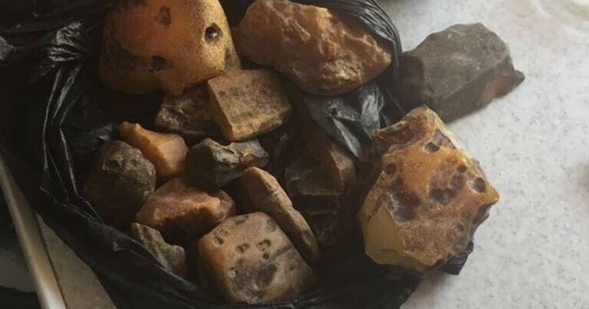 На Волині у контрабандистів вилучили бурштину на мільйон гривень