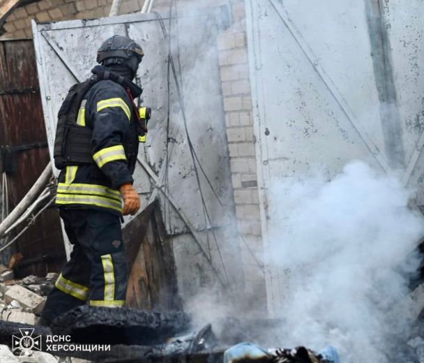 Наслідку обстрілу Херсону