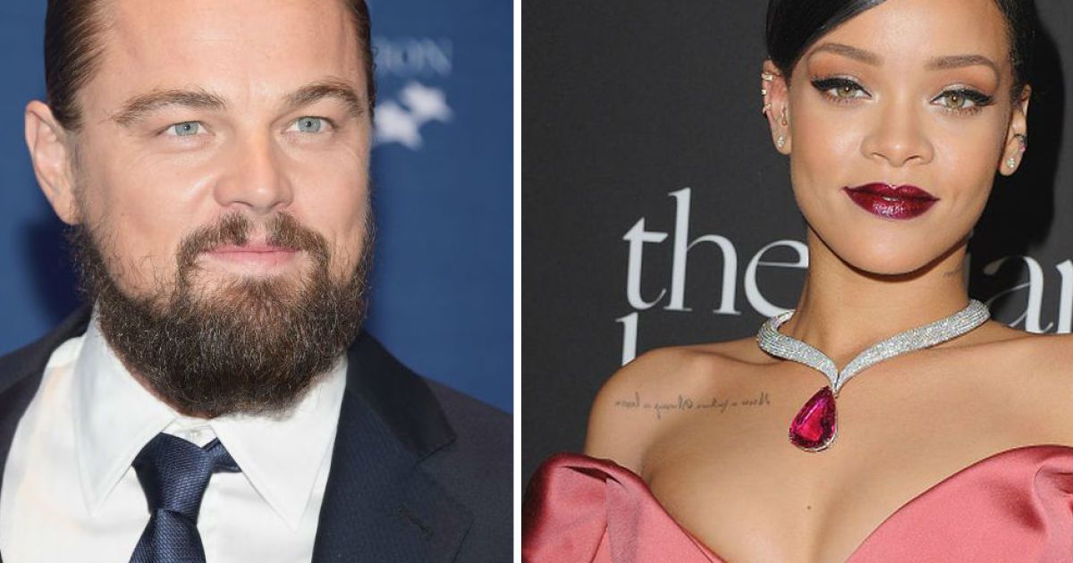 Леонардо Ди Каприо и Рианна