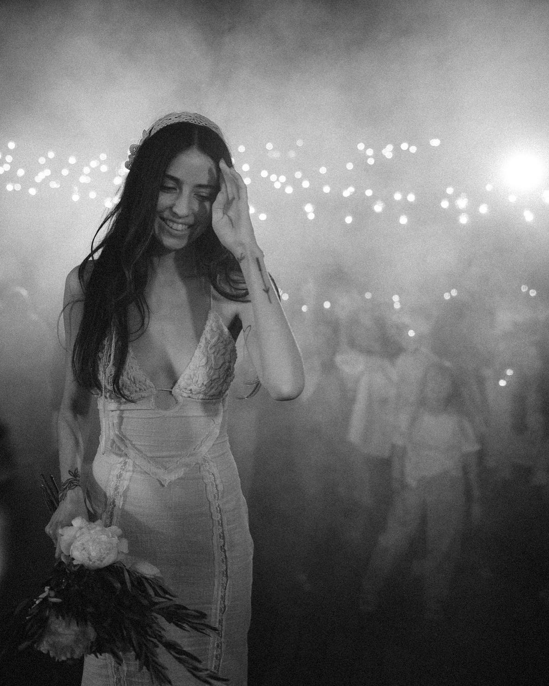 Надя Дорофеева на свадьбе с Кацуриным / © instagram.com/misha_katsurin