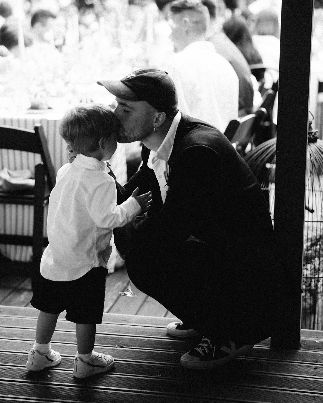 Миша Кацурин с сыном / © instagram.com/misha_katsurin