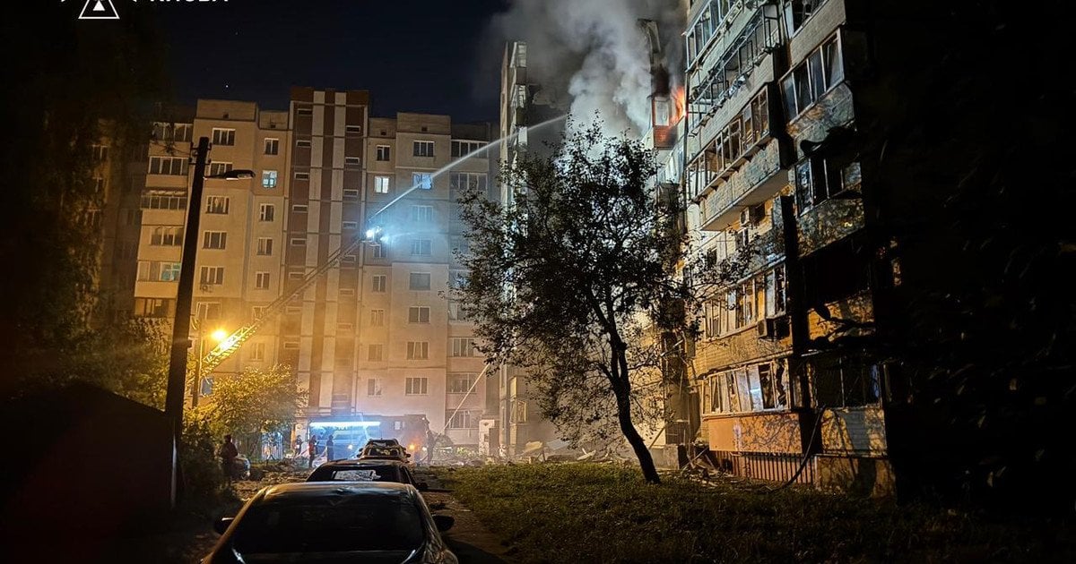 Последствия обстрела Киева