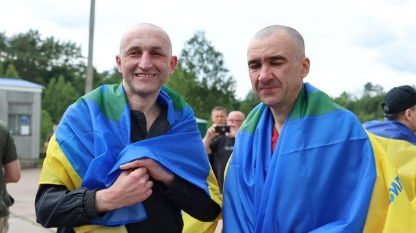 Домой вернулись воины Вооруженных сил, Национальной гвардии, Государственной пограничной службы / © Координационный штаб по обращению с военнопленными