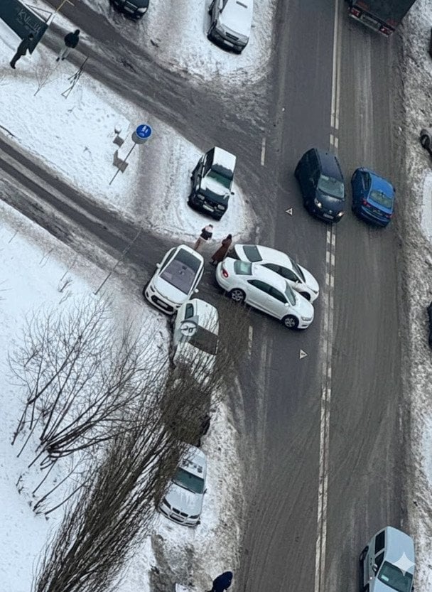 ДТП на Оболони / © из соцсетей