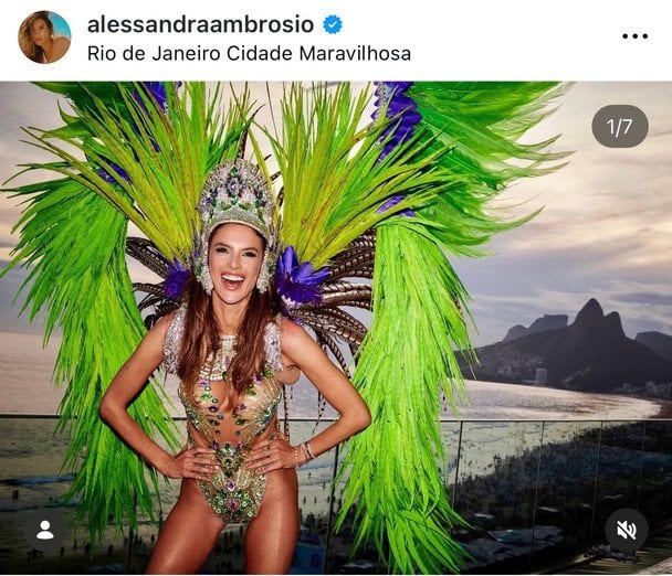  / © Instagram Алессандры Амбросио