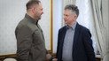 Керівник Офісу президента України Андрій Єрмак та радник премʼєр-міністра Британії з питань нацбезпеки Джонатан Пауелл