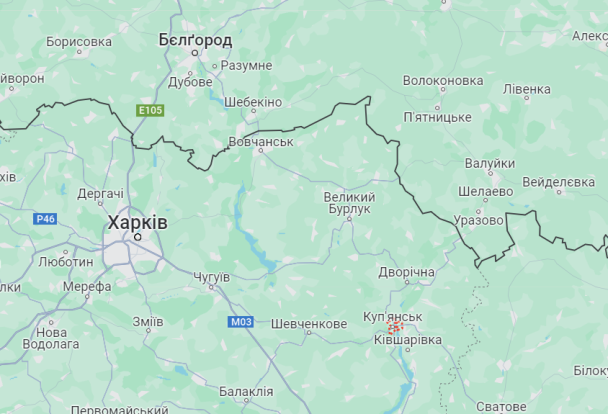 Харьков на карте