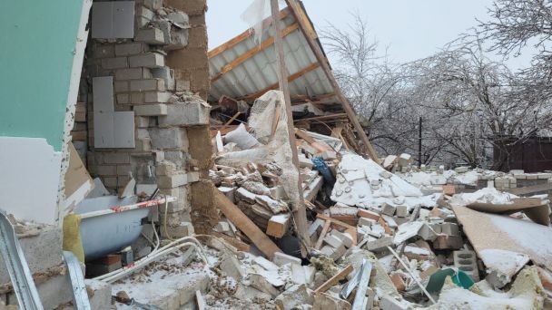 The aftermath of the attack on Dnipropetrovsk region on January 8