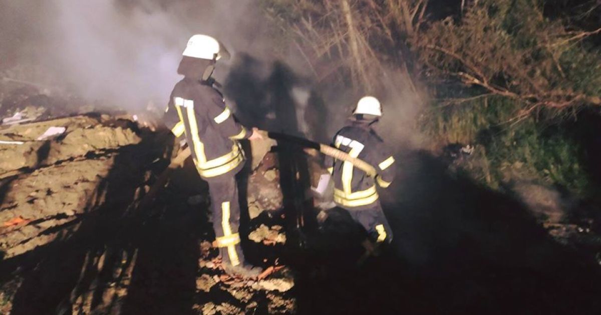 У Києві горіло сміттєзвалище