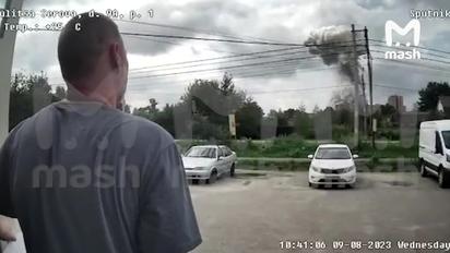 З'явилося відео потужного вибуху, який пролунав під Москвою у Сергієвому Посаді