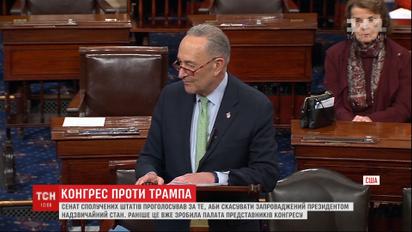 Сенат США проти Трампа: надзвичайний стан можуть скасувати