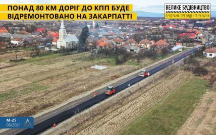 "Велике будівництво": Укравтодор планує черговий рекорд по відбудові прикордонних доріг