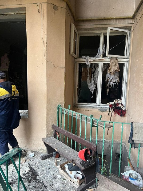 Разрушения после взрыва газа во львовской квартире / © Андрей Москаленко