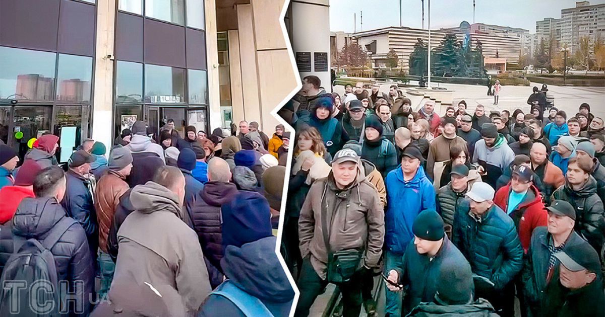 Черга у Києві біля ЦНАПу / Колаж ТСН.ua